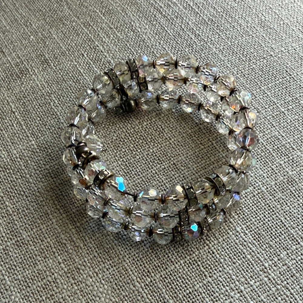 Elegant Crystal Beaded Bracelet